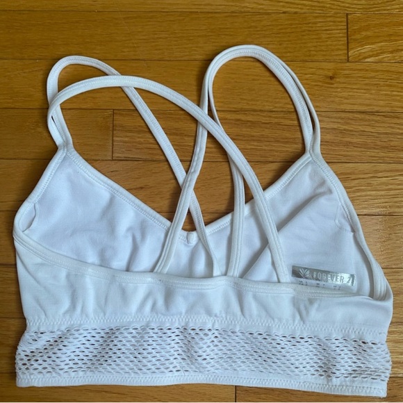Forever 21 White Sports Bra - Picture 6 of 6